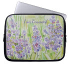 Handpainted Flowers I am Connected - Laptop Sleeve