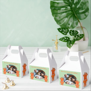 Handpainted Halloween Fun Ghouls and Goblins PHOTO Favor Box