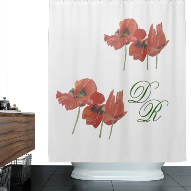 HANDPAINTED WATERCOLOR RED POPPIES (Creator Uploaded)