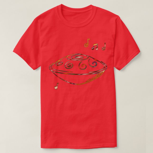 Handpan Design 1  T-Shirt (Design Front)