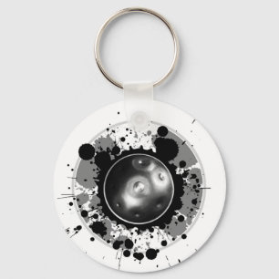 Handpan Instrument Keychain