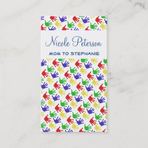 Handprint Mommy Calling Card