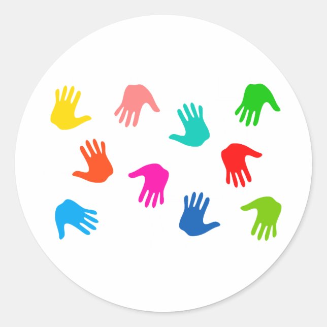 Handprints Stickers (Front)