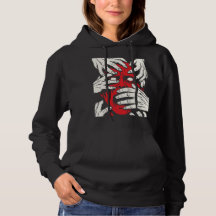 Hands Covering Face Horror Red Demon Art