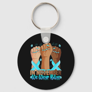 Hands Diabetes Awareness In November We Wear Blue Keychain