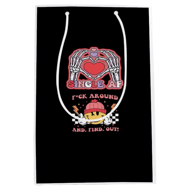 Hands Halloween Funny – Grabby Ghoul Medium Gift Bag (Front)