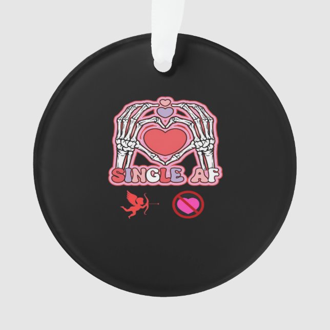 Hands Halloween Quote – Creepy Cute Slogan Ornament (Front)