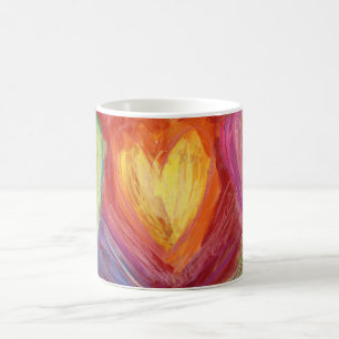 Hands & Heart Diversity Love Art Custom Coffee Mug