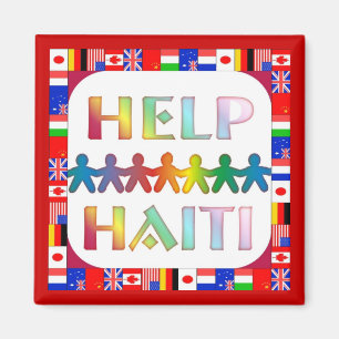Hands Helping Haiti Magnet