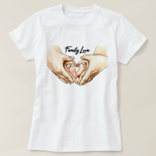 Hands Holding Baby Feet T-Shirt