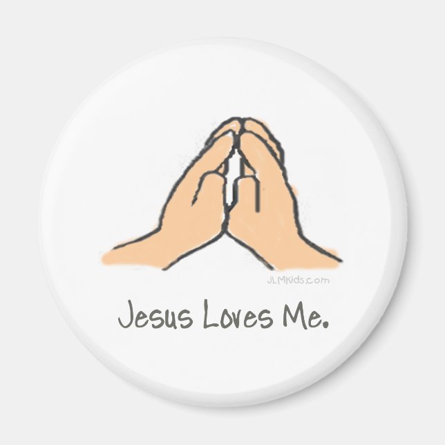 Hands in Prayer Magnet (Front)