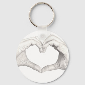 Hands in Shape of a Heart Keychain