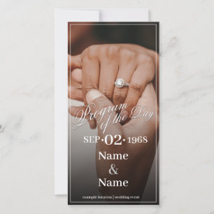 Hands of a Coloured Wedding Couple with Ring