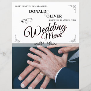 Hands of a Gay Wedding Couple with Rings