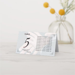 Hands of a Gay Wedding Couple with Rings Place Card