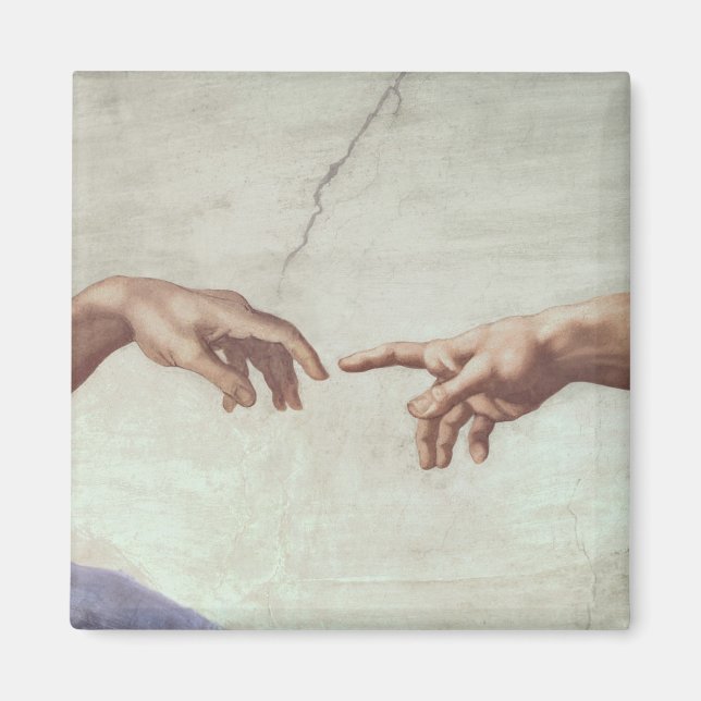 Hands of God and Adam Magnet (Front)