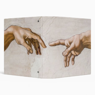 Hands of God the Father and Adam by Michelangelo Binder