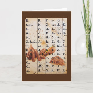 Hands of Language Card