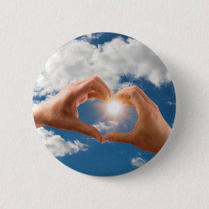 Hands of love 2 inch round button