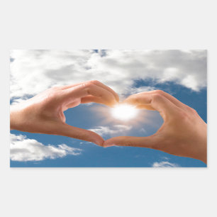 Hands of love sticker