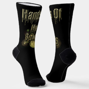 Hands Of My Lawn Bowls, Funny Crew Socks