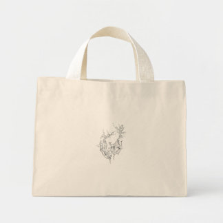 Hands of Nature, original art by Intrigma Mini Tote Bag
