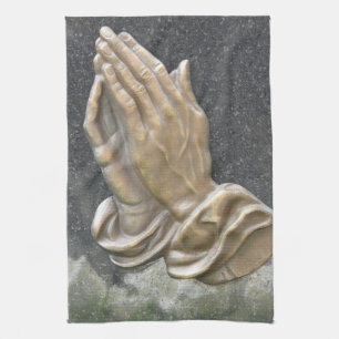 HANDS OF PRAYER KITCHEN TOWEL