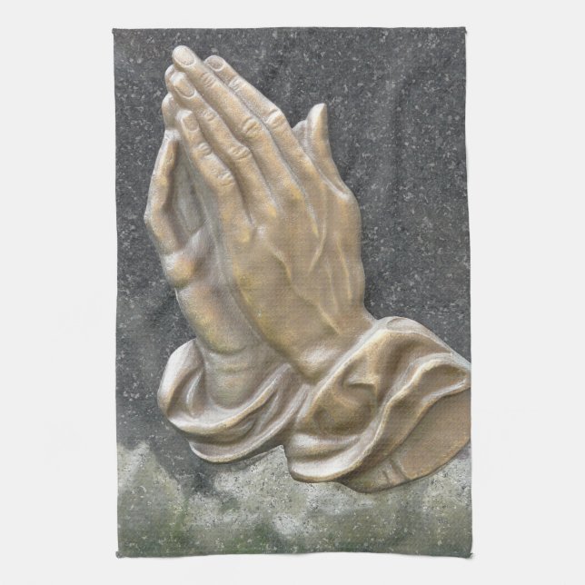 HANDS OF PRAYER KITCHEN TOWEL (Vertical)