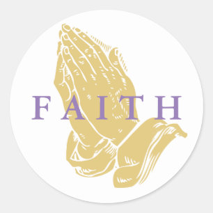 Hands of Prayer Stickers