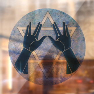 Hands of the Kohanim Window Cling