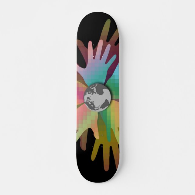 Hands of the World Skateboard (Front)