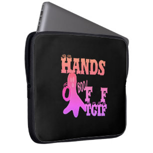 Hands Off, Boo! TGIF Stylish & Protective for Your Laptop Sleeve