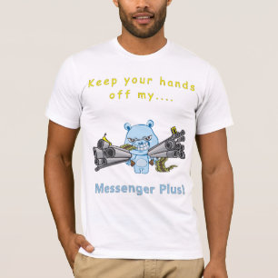 Hands Off...! (Front/back prints) T-Shirt