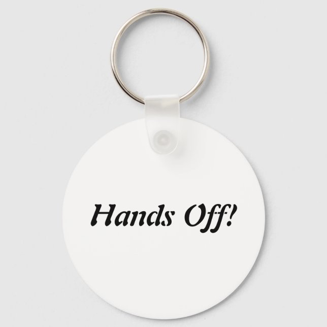 hands off keychain (Front)