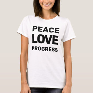 Hands Off Movement Protest Peace Love Progress T-Shirt