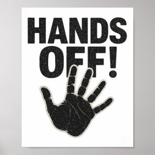 Hands Off My Country My Body Medicare Political Pr Poster