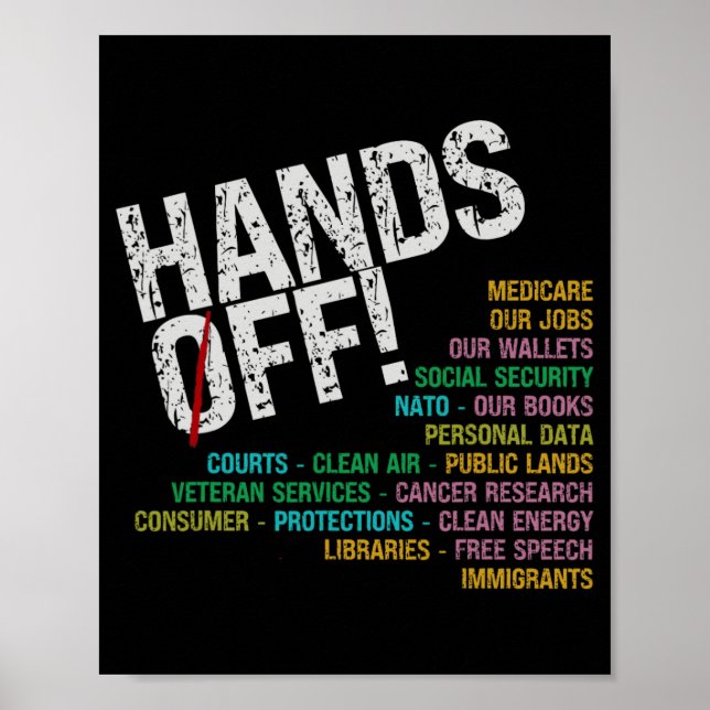 Hands Off Our Freedoms Protect What Problems  Poster (Front)
