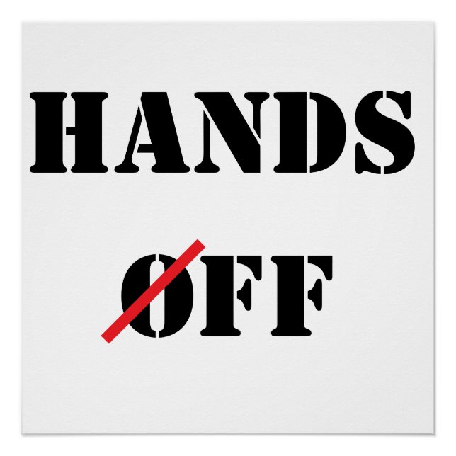 Hands Off, Poster (Front)