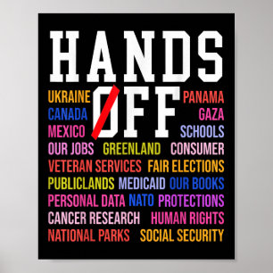 Hands Off Protest Saturday April 5 Men Women 3 Poster