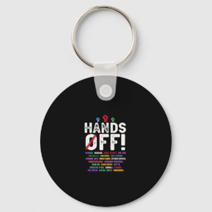 Hands Off Protest Social Security And Medicare Pro Keychain