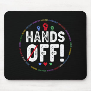 Hands Off Protest Social Security And Medicare Pro Mouse Pad