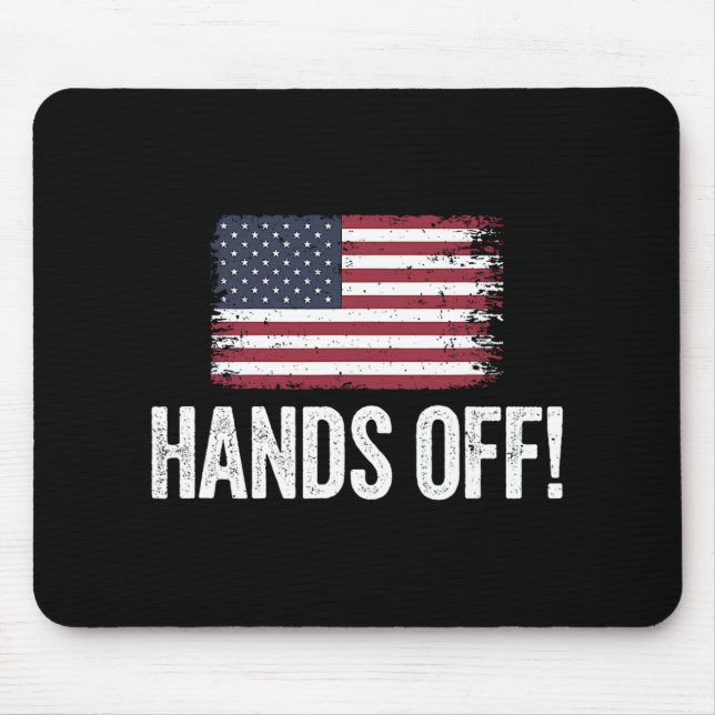 Hands Off Social Security And Medicare Protest T-s Mouse Pad (Front)