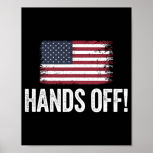 Hands Off Social Security And Medicare Protest T-s Poster