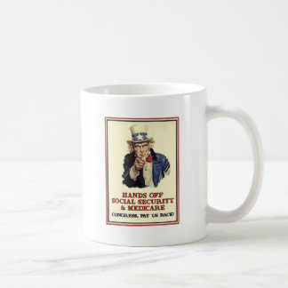 Hands Off Social Security Coffee Mug