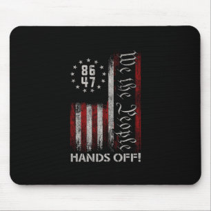 Hands Off Social Security Medicare Medicaid Protes Mouse Pad