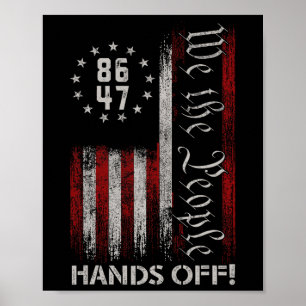 Hands Off Social Security Medicare Medicaid Protes Poster