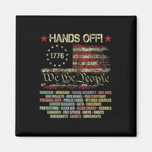 Hands Off Social Security Protest Resist Save Demo Magnet