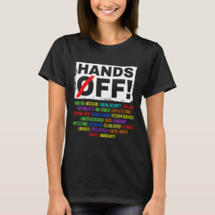 Hands Off Social Security Protest Resist Save Demo T-Shirt