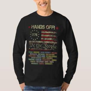 Hands Off Social Security Protest Resist Save Demo T-Shirt