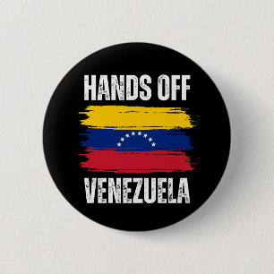 Hands Off Venezuela 2 Inch Round Button